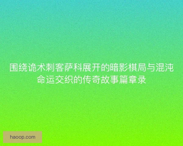 围绕诡术刺客萨科展开的暗影棋局与混沌命运交织的传奇故事篇章录